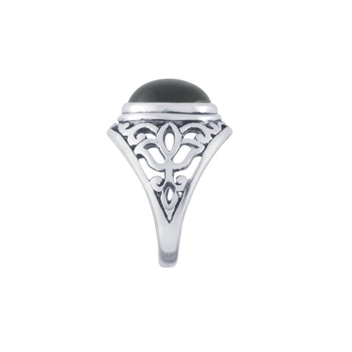 Sterling Silver Filigree 12mm Round Ring Mounting