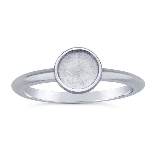 Sterling Silver Round Cabochon Ring Mounting, different sizes available