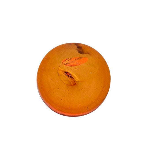 Amber 6mm Round Cabochon