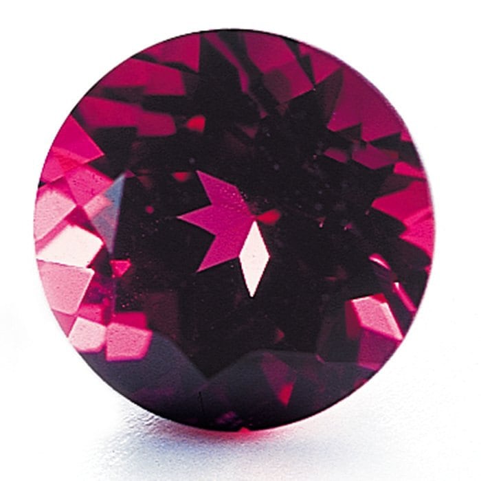 Rhodolite Garnet Round Faceted Gemstone, AA-Grade, choose your size