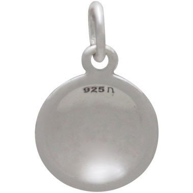 Sterling Silver Basketball Charm 16x10mm