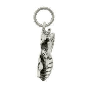 Sterling Silver Bee Pendant 20x18mm