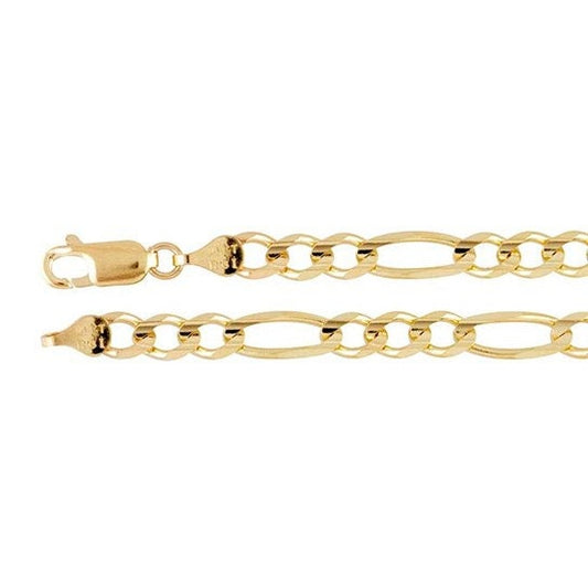 14/20 Yellow Gold-Filled Figaro Chain in 1.4mm or 2.2mm, choose your length