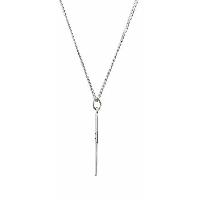 Sterling Silver Cross Necklace 24inch Chain