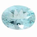 1- 5x3 mm Oval Faceted Aquamarine Gemstone  AA Grade